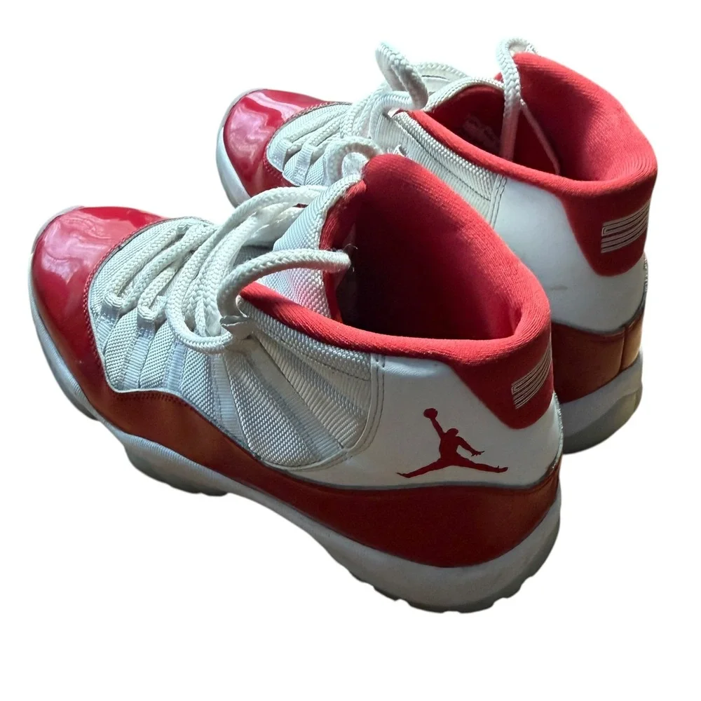 Air Jordan 11 Shoes Retro Cherry White Varsity Red CT8012-116 Mens Size 9.5 - Picture 3 of 7